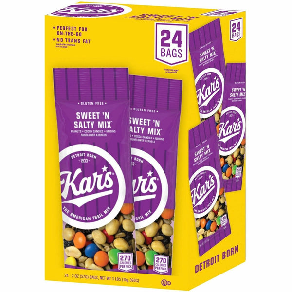 Kar's Sweet N Salty Trail Mix, 2 oz., 24/BX (KARSN08387) Box of 24
