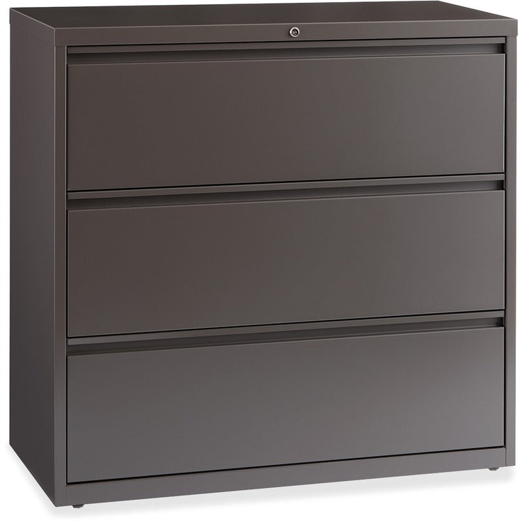 Lorell Lateral File, 3-Drawer, 42"x18-5/8",40-1/4", Medium Tone (LLR60476)