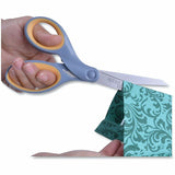 Westcott 8" Titanium Bonded Lefty Str Handle Scissors, 8" Overall Length, Straight-left, Stainless Steel (ACM15917) Each