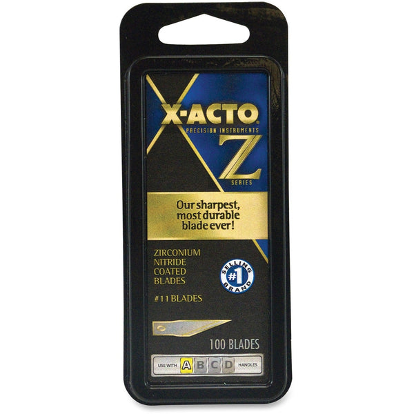 X-Acto Replacement Blades, Fine Point, No. 11, 100/PK, GD (EPIXZ611) Pack of 100