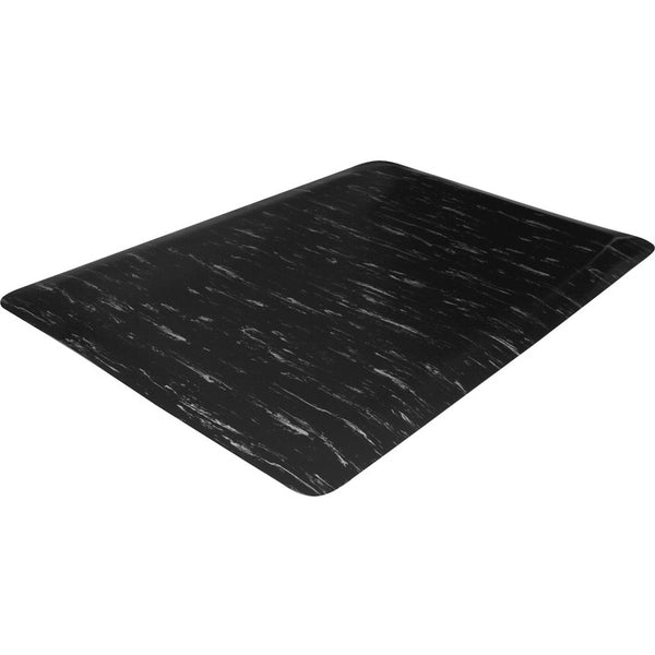 Genuine Joe Marble Top Mats, Anti-Fatigue, 2'x3'x1/2', Black Marble (GJO71211)