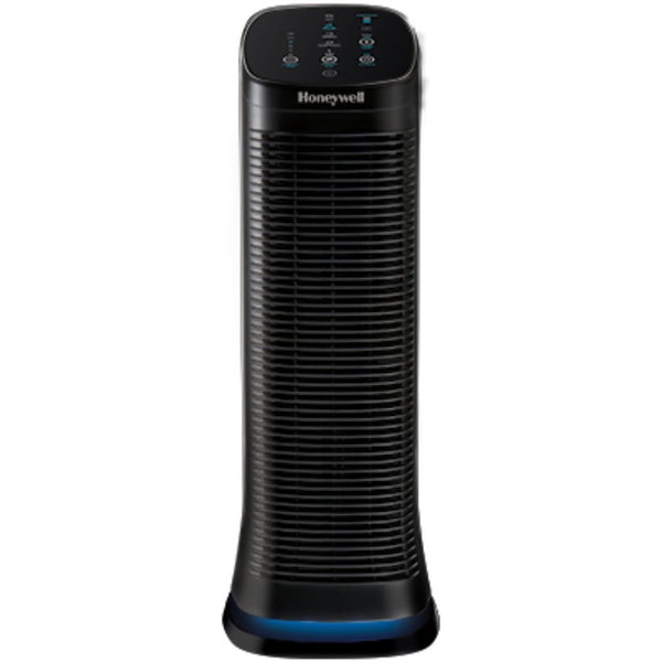 Honeywell Air Cleaner/Odor Reducer, Up to 250 Sq Ft, 10" x 10" x 26-1/4", BK (HWLHFD320) Each