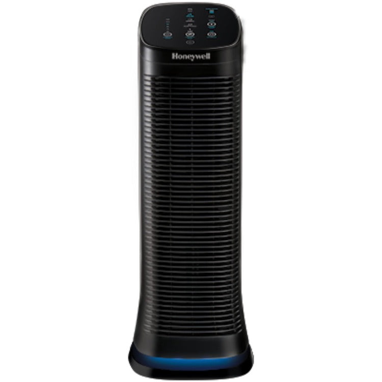 Honeywell Air Cleaner/Odor Reducer, Up to 250 Sq Ft, 10" x 10" x 26-1/4", BK (HWLHFD320) Each