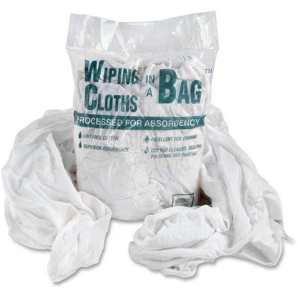 Bag A Rags Cotton Wiping Cloths, Assorted Sizes, 1 lb Bag, WE/BE (OFX00070) 1 Lb Bag