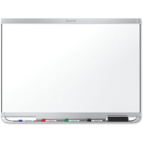 Quartet Prestige 2 DuraMax Magnetic Porcelain Whiteboard, 72 x 48, Silver Frame (QRTP557AP2)