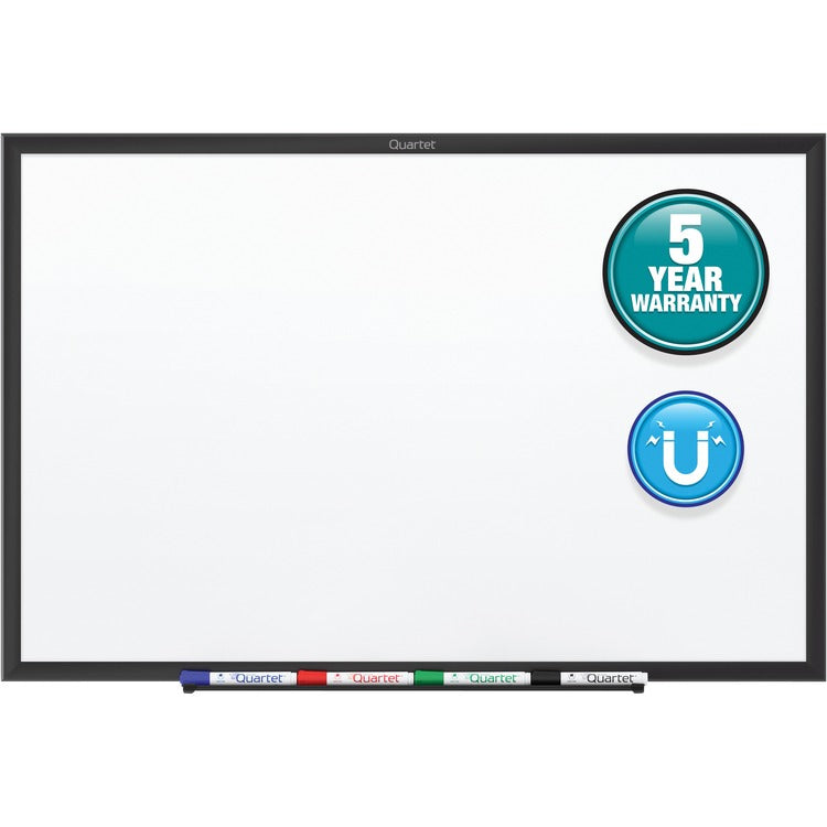 Quartet Classic Series Nano-Clean Dry Erase Board, 72 x 48, Black Aluminum Frame (QRTSM537B)