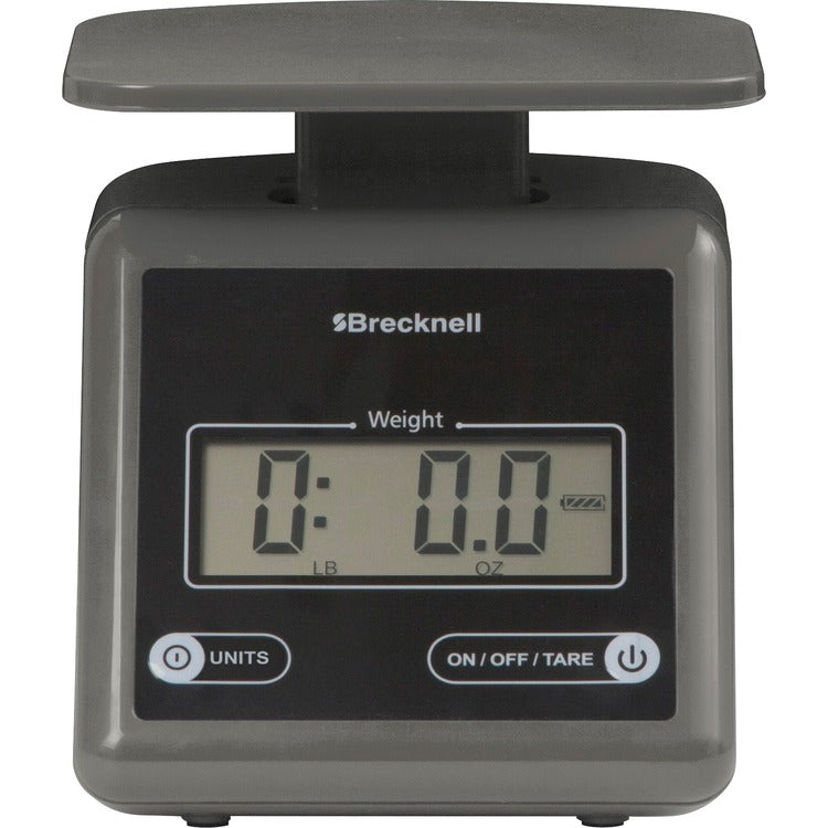 Brecknell Electronic Postal Scale, 7 lbs Capacity, Gray (SBWPS7GRAY) Each