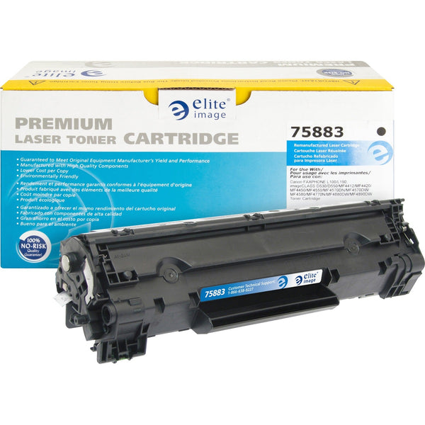 Elite Image Remanufactured Toner Cartridge, Alternative for Canon (128), Laser -2100, Black, 1 Each (ELI75883) Each