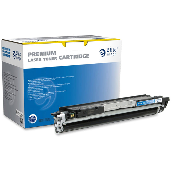 Elite Image Remanufactured Toner Cartridge, Alternative for HP 126A (CE310A), Laser, 1200 Pages, Black, 1 Each (ELI75894) Each