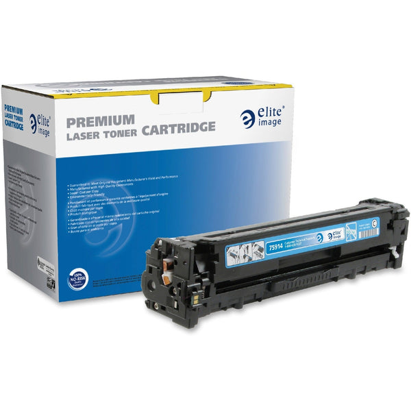 Elite Image Remanufactured Toner Cartridge, Alternative for HP 131A (CF211A), Laser, 1800 Pages, Cyan, 1 Each (ELI75914) Each