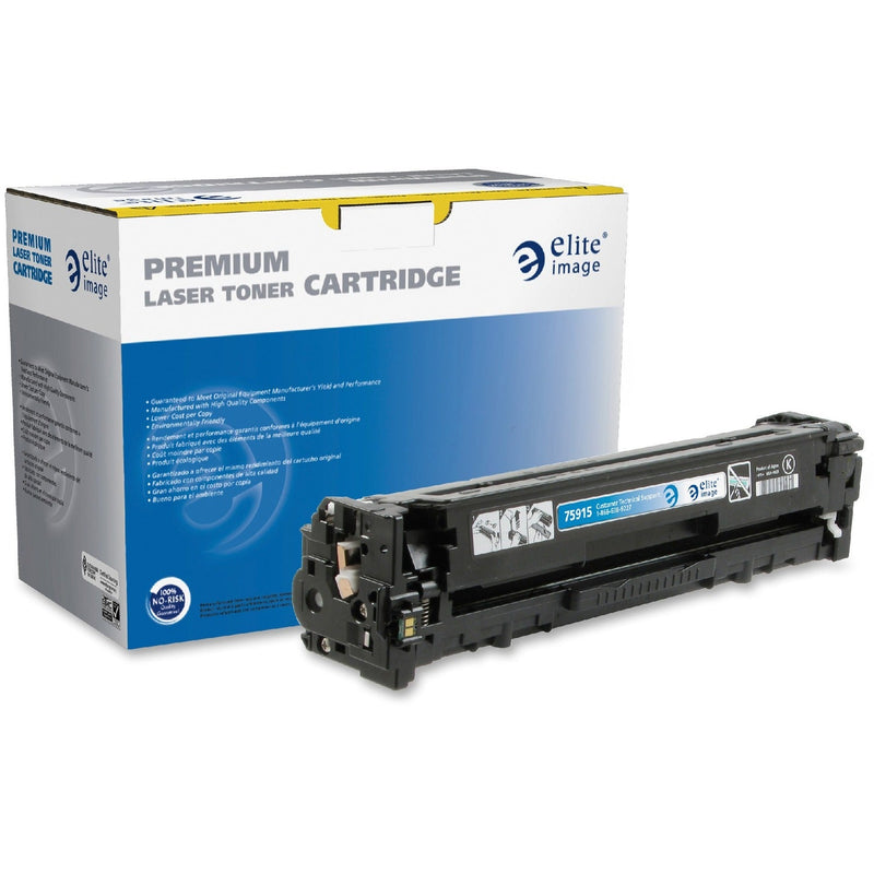 Elite Image Remanufactured Toner Cartridge, Alternative for HP 131A (CF210A), Laser, 1400 Pages, Black, 1 Each (ELI75915) Each
