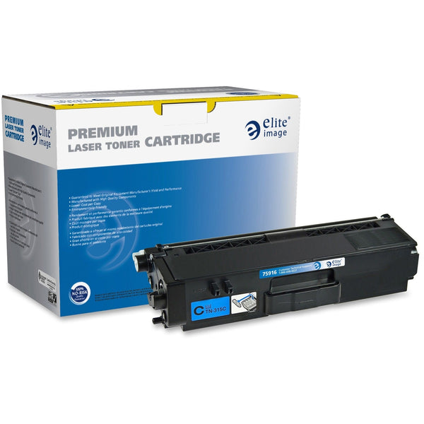 Elite Image Remanufactured Toner Cartridge, Alternative for Brother (TN310), Laser, 1500 Pages, Cyan, 1 Each (ELI75916) Each