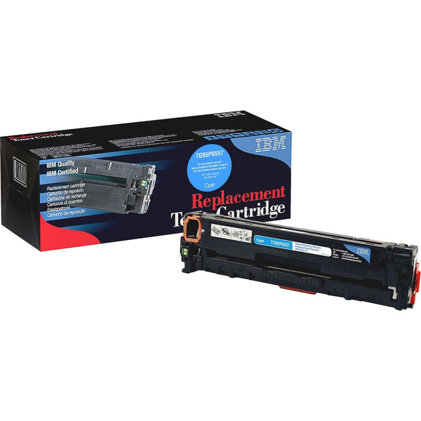 IBM Remanufactured Toner Cartridge, Alternative for HP 305A (CE411A), Laser, 2600 Pages, Cyan, 1 Each (IBMTG95P6557) Each