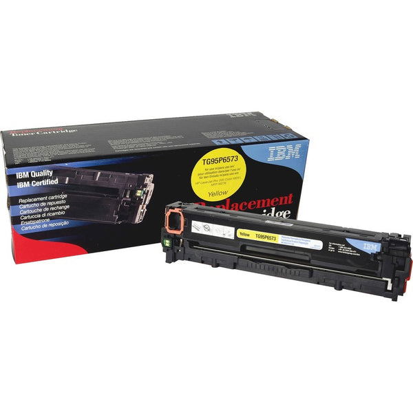 IBM Remanufactured Laser Toner Cartridge - Alternative for HP 131A (CF212A) - Yellow (IBMTG95P6573) Each