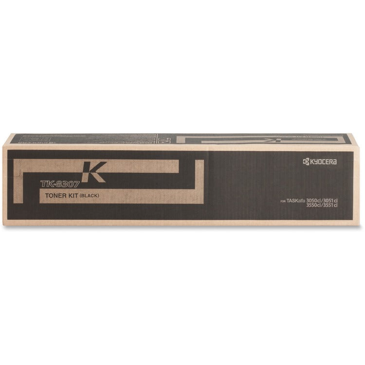 Kyocera Toner Cartridge, 25,000 Page Yield, Black (KYOTK8307K) Each