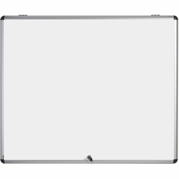 MasterVision Slim-Line Enclosed Dry Erase Board, 47 x 38, Aluminum Case (BVCVT380109150) Each