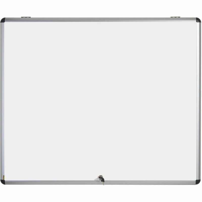 MasterVision Slim-Line Enclosed Dry Erase Board, 47 x 38, Aluminum Case (BVCVT380109150) Each