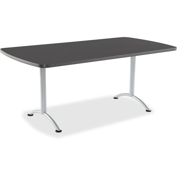 Iceberg Sit-To-Stand Table, 3 Height Settings, 30" x 36" x 72", Graphite (ICE69227) Each