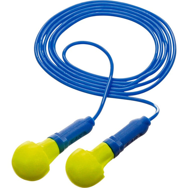 E-A-R E A R Push-Ins Earplugs, Corded, 28nrr, Yellow/blue, 200 Pairs (MMM3181003) Box of 200