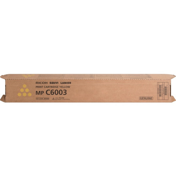 Ricoh Toner Cartridge for MPC6003, 22500 Page Yield, Yellow (RIC841850) Each