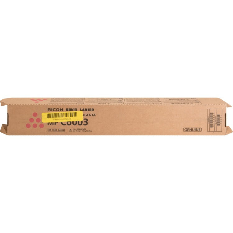Ricoh Toner Cartridge for MPC6003, 22500 Page Yield, Magenta (RIC841851) Each
