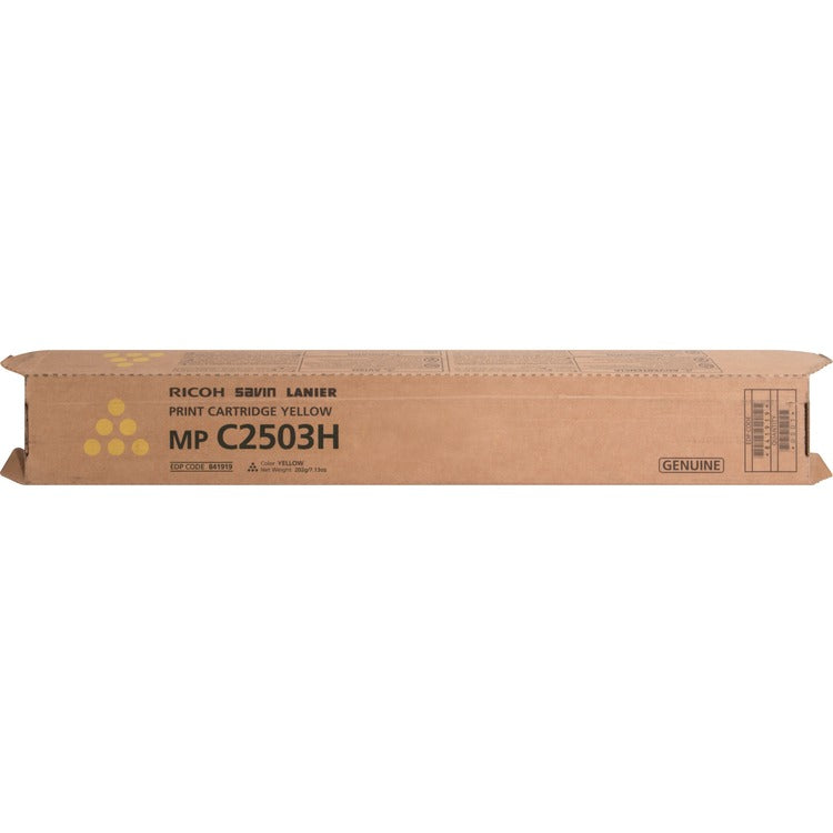 Ricoh Toner Cartridge for MPC2503, 9500 Page Yield, Yellow (RIC841919) Each