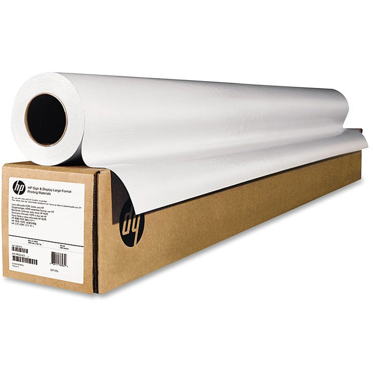 HP Wide-Format Matte Canvas Paper Roll, 36" x 50 ft, 16 mil, White (HEWE4J55B) 1 Roll