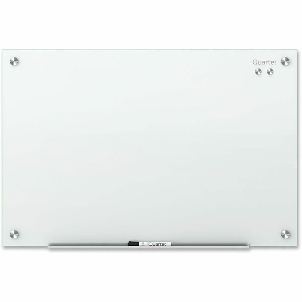 Quartet Infinity Magnetic Glass Marker Board, 96 x 48, White (QRTG9648W)