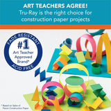 Tru-Ray Construction Paper, 12" x 9", Warm Assorted, 50/Pack (PAC102947) Pack of 50