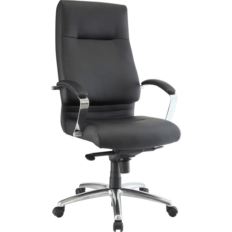 Lorell Modern Hi-Back Executive Chair, 27-1/4" x 28-3/4" x 48-1/2", Black (LLR66922)