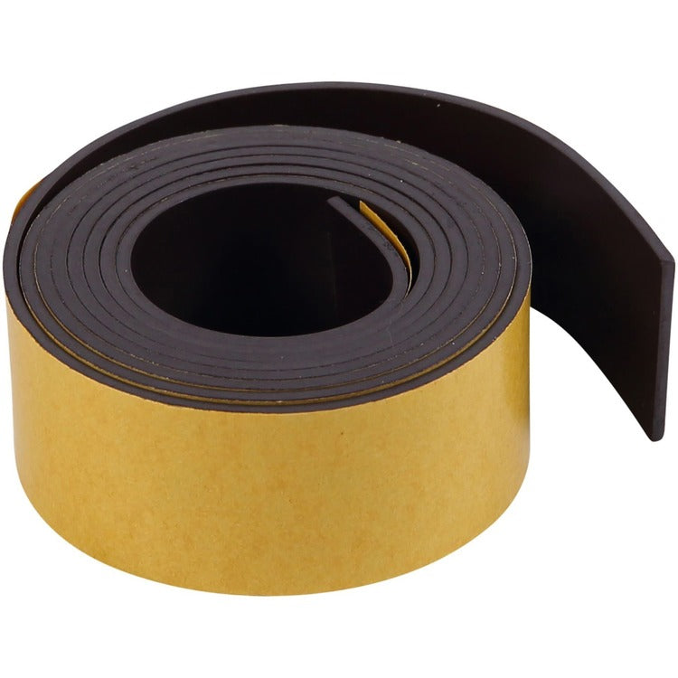 MasterVision Magnetic Adhesive Tape Roll, Black, 1" x 4 Ft. (BVCFM2020) Each