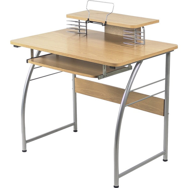Lorell Computer Desk, Laminate, 23-3/5" x 35-2/5" x 35-1/5", MPL (LLR14337)