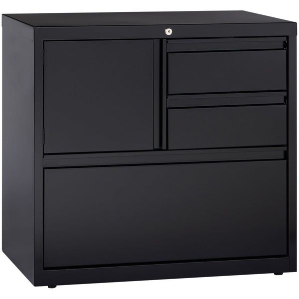 Lorell PSC Door Lateral File, 30" x 18-5/8" x 28", Black (LLR60933)