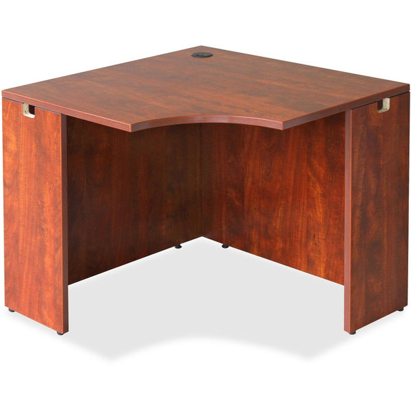 Lorell Corner Desk, 36" x 42" x 29-1/2", Cherry (LLR69871)