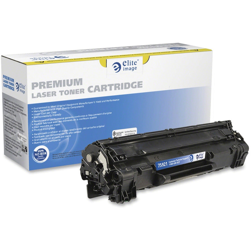 Elite Image Remanufactured Toner Cartridge, Alternative for Canon (CARTRIDGE125), Laser, 1600 Pages, Black, 1 Each (ELI75921) Each