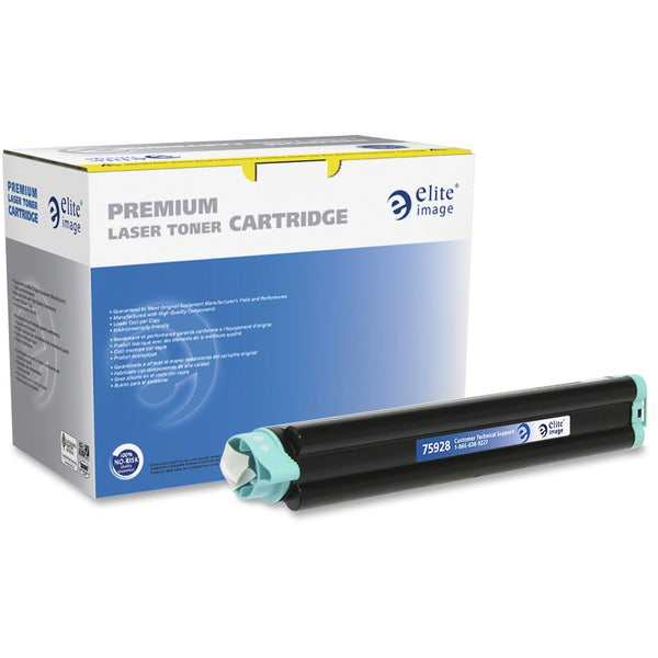 Elite Image Remanufactured Toner Cartridge, Alternative for Okidata (43502301), LED, 3000 Pages, Black, 1 Each (ELI75928) Each
