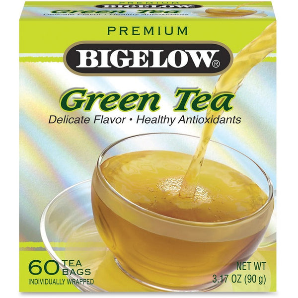 Premium Premium Green Tea, 60/BX, 3.17oz, Multi (BTC00450) Box of 60