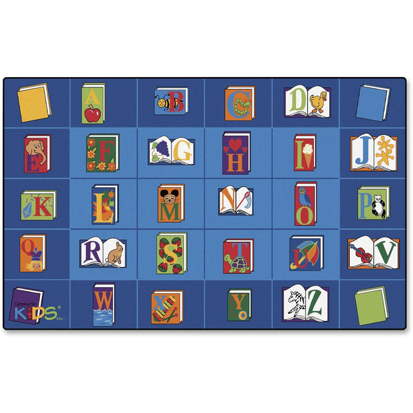 Carpets for Kids Seating Rug, Read By Book, 8'4" x 13'4", Rectangle, Multi (CPT2613) Each