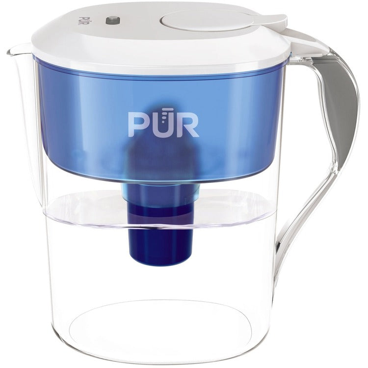 Pur 40 Gal Pitcher, Pur Led, 11.25" x 10.63" x 6.75", Blue/Gray (HWLCR1100C) Each