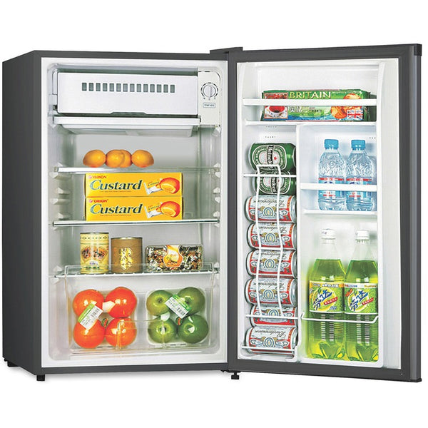 Lorell Compact Refrigerator, 3.3L, 20-1/2" x 18-3/10" x 34-3/10', BK (LLR72313)