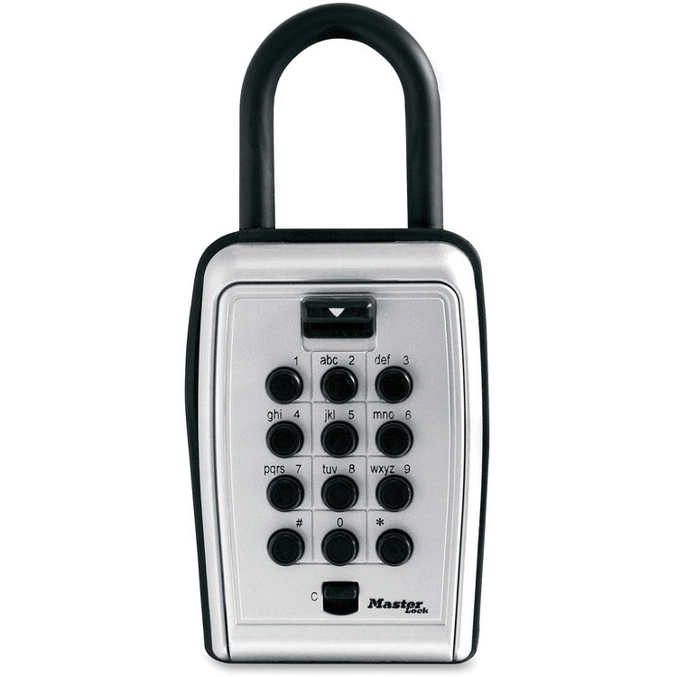 Master Lock Portable Key Safe, Protective Weather Cover, Black/Silver (MLK5422D) Each