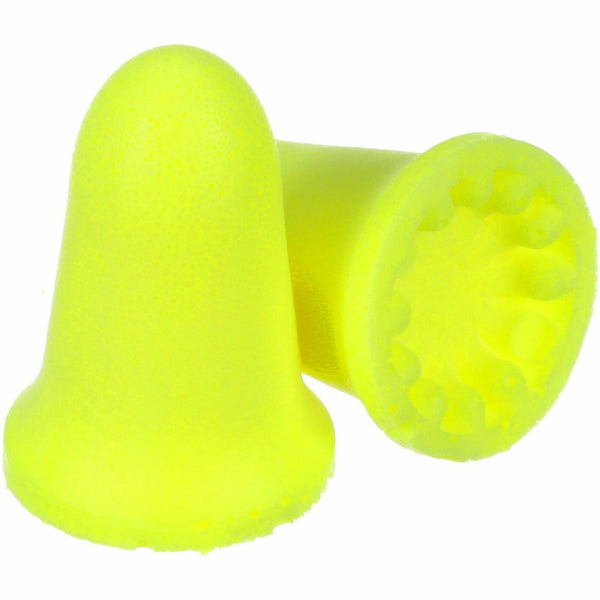 3M E-A-Rsoft FX Earplugs, Yellow, Uncorded, Insulated, 2/Pair, 200/Box (MMM3121261) Box of 200