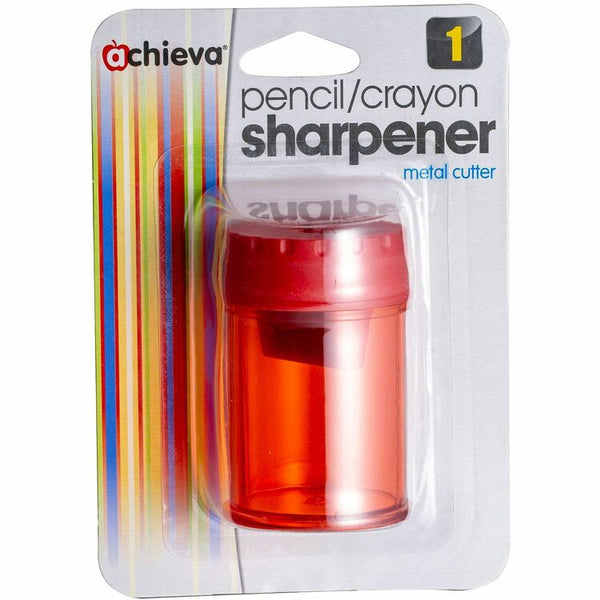 Officemate Pencil/Crayon Sharpener, Twin, Red (OIC30240) Each