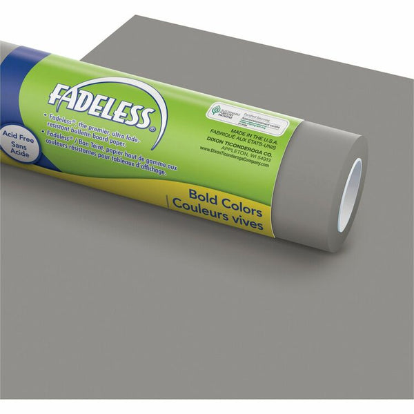 Fadeless Fadeless Paper Roll, 48" x 50 ft., Pewter (PAC57855) 1 Roll