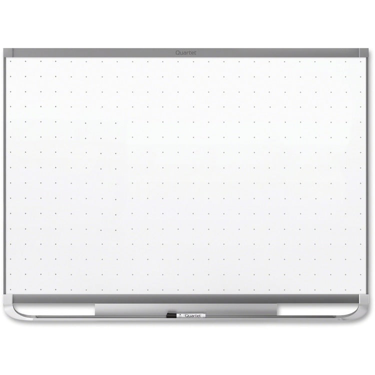 Quartet Prestige 2 Magnetic Total Erase Whiteboard, 72 x 48, Graphite Frame (QRTTEM547G) Each