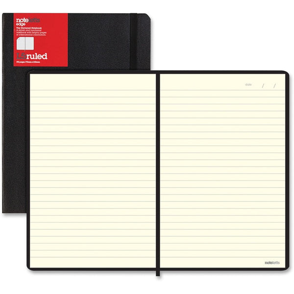 Letts of London Notebook, Noteletts Edge, Flexible Cover, 9" x 6", 6/PK, BK (REDLEN5ERBK) Each