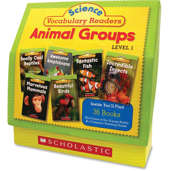 Scholastic Science Vocabulary Readers: Animal Groups, Grades 1-2 (SHS0545149207) Each