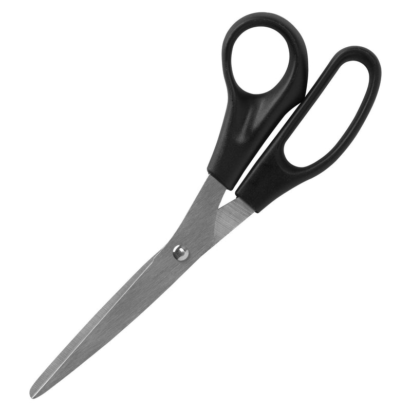 Sparco Scissors, Bent, 8" Long, 2/PK, Black (SPR39040) Pack of 2