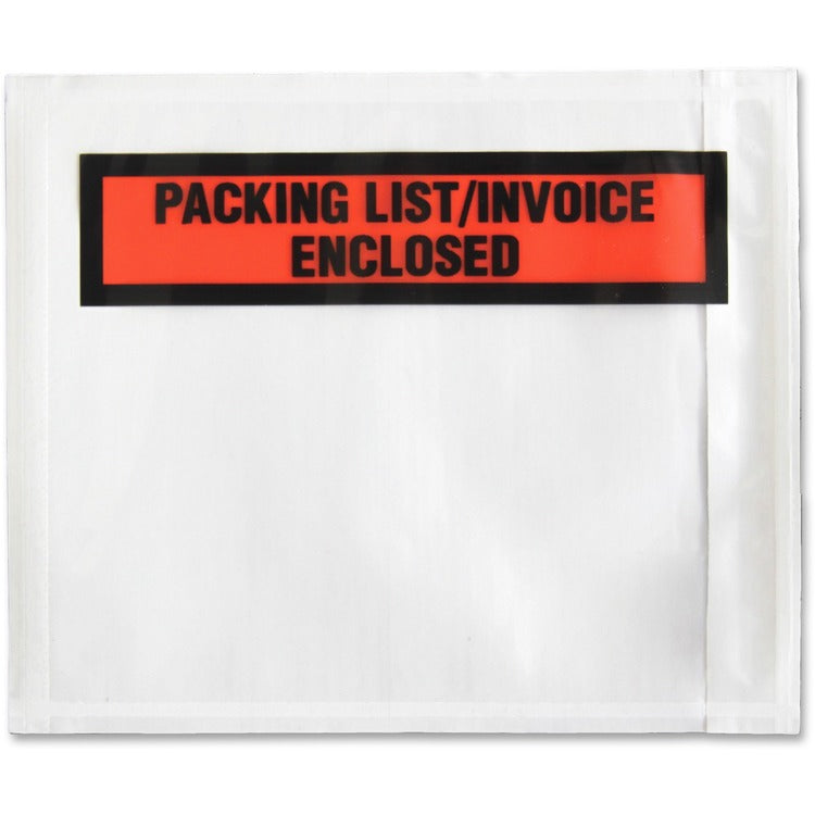 Sparco Packing/Invoice Envelope, 4.5" x 5.5", 1000/BX, White (SPR41926)