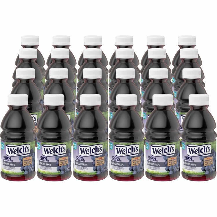 Welch's Grape Juice, 10oz., 24/CT, Purple (WEL35400)